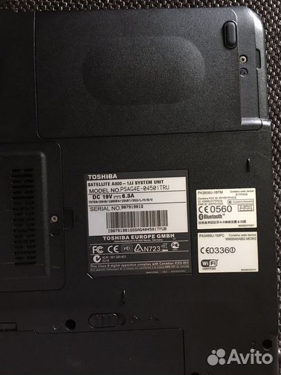 Toshiba satellite A 300