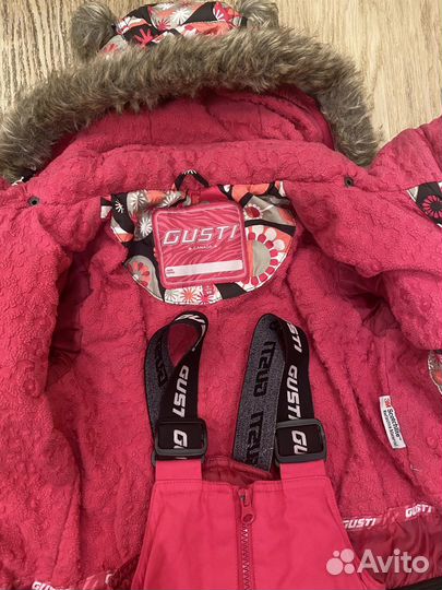 Зимний костюм для девочки Gusti 92-98
