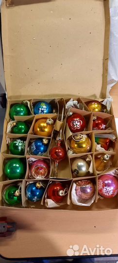 Новогодние елочные игрушки СССР