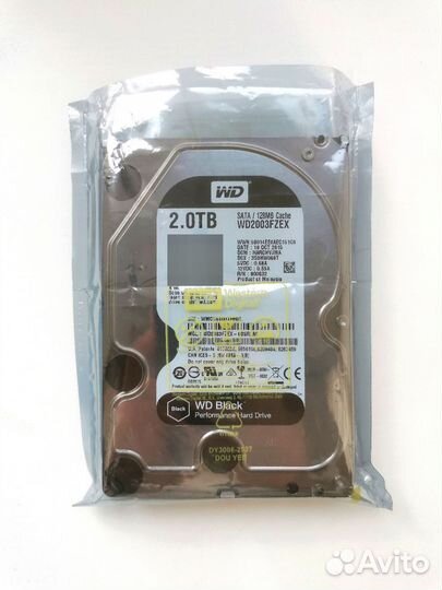 HDD Western digital WD Black 2TB 3.5''