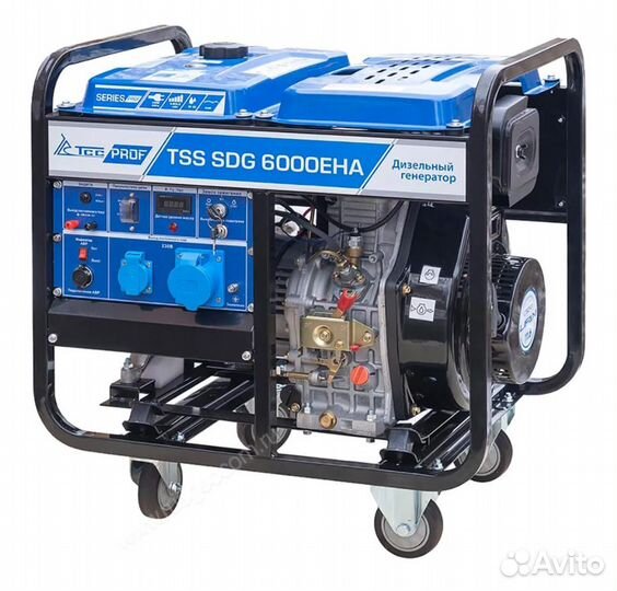 Дизельный генератор 6,5 квт новый