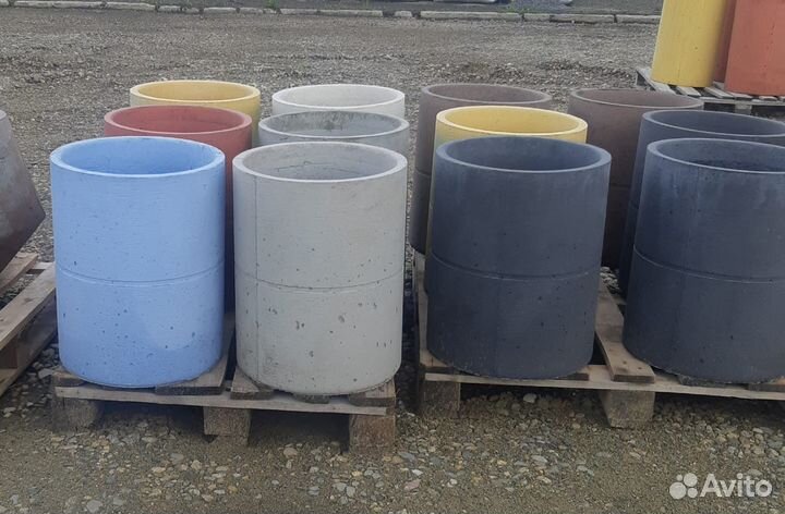 Бетонные вазоны на заказ и в наличии