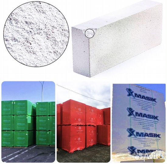 Газоблок, газобетонный блок, пеноблок гб