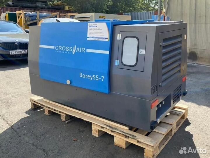 Воздушный дизель-компрессор Borey55-7B без шасси