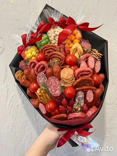 Мужской съедобный букет, вкусный букет