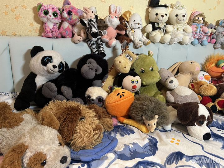 Мягкие игрушки пакетом