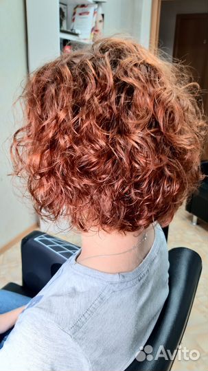 Стрижка и укладка кудрявых волос