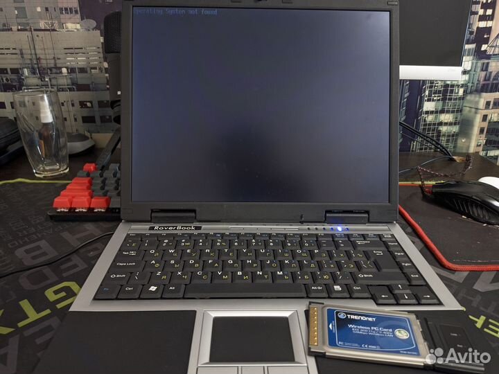 Рабочий ноутбук Roverbook Navigator B510w