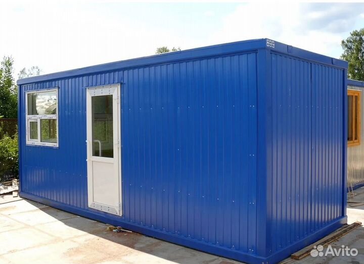 Бытовка строительная 6х2,4 метра, бк-01 - (двп)