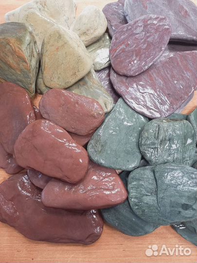 Галька природная для ландшафта