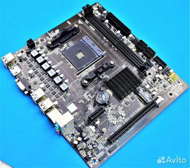 B450M Материнская плата Новая AM4 DDR4 +NVMe M.2