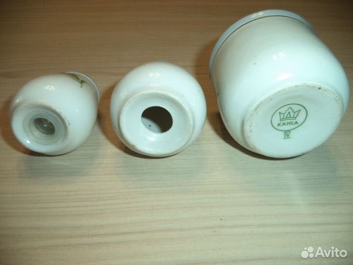 Набор для специй фарфор kahla ГДР винтаж.+ Солонка