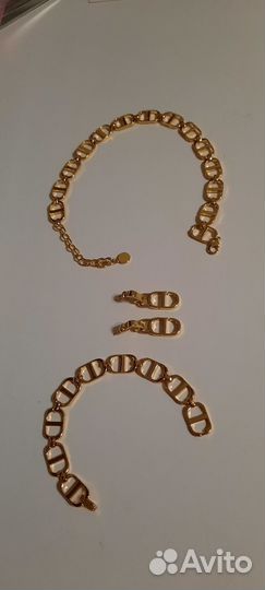 Чокер,серёжки,браслет Cristian dior