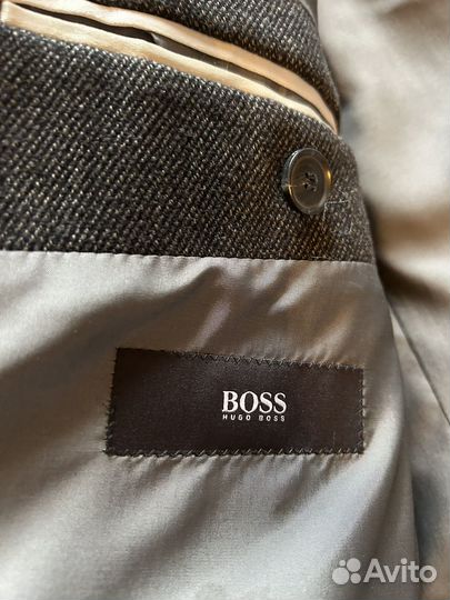 Пальто мужское шерсть, 50 р. Hugo Boss