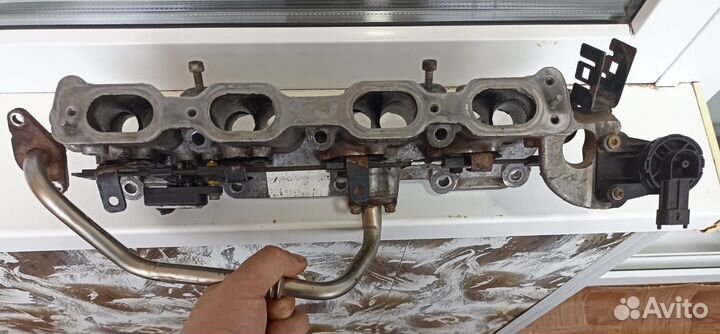 Фланец твинпорта Twinport Opel Astra H Опель Астра