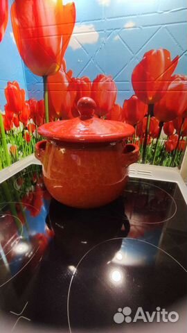 Большой горшок глиняный для запекания купить в Москве | Товары для дома ...