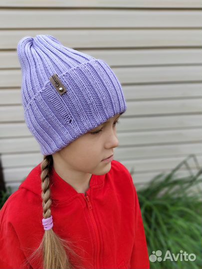 Шапка 100 меринос ог 54-57 см