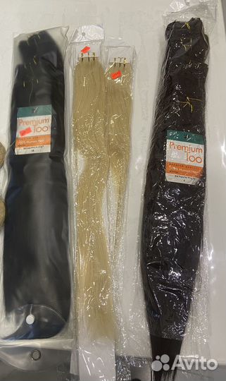 Волосы для наращивания натуральные, новые