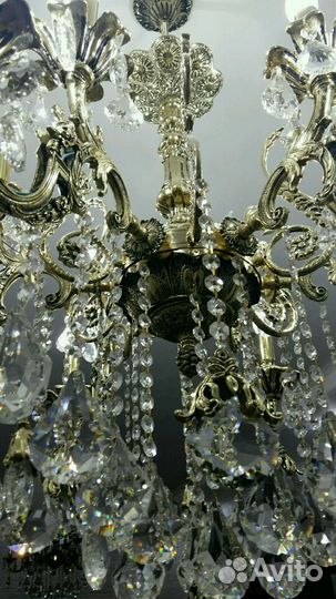 Люстра бронзовая Италия 2 шт