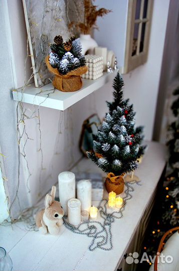 Настольная елка Зимняя