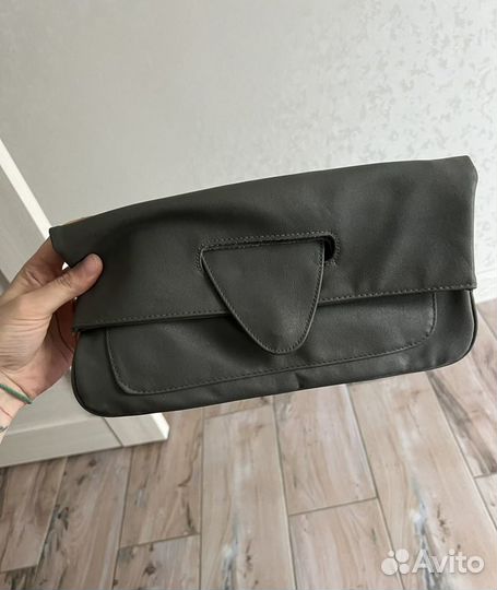 Женский кожаный клатч
