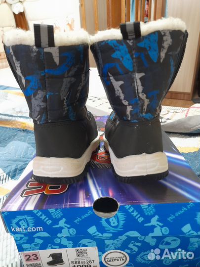 Сапожки зимние детские 23 размер