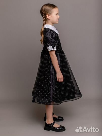 Карнавальный костюм 2187 к-24 Венсдей