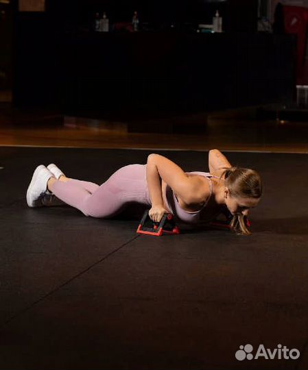 Упоры для отжиманий складные starfit BA-304 черный