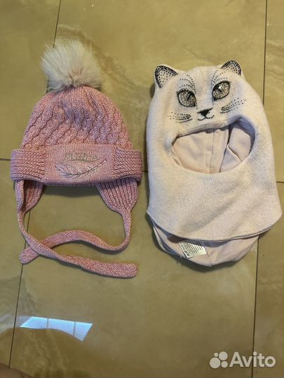Шапки зимние, детские. Размер 54-56