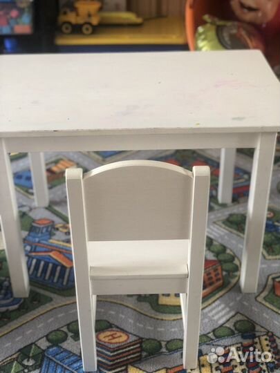 Детский стол и стул IKEA сундвик