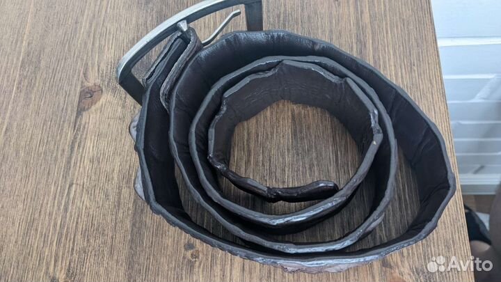 Мужской кожаный ремень ручной работы