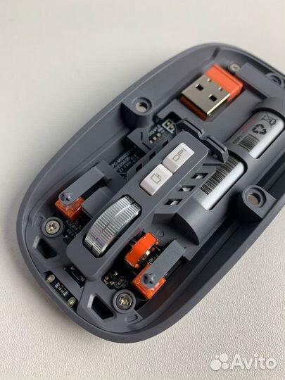 Прозрачная беспроводная мышь для пк и ноутбука