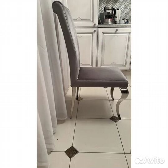 Стул на металлокаркасе Lund dark grey / steel