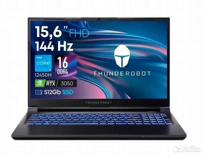 Thunderobot RTX 3050 Core i5 12450H новый Гарантия