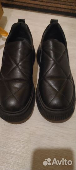 Кожаные женские ботинки 37р