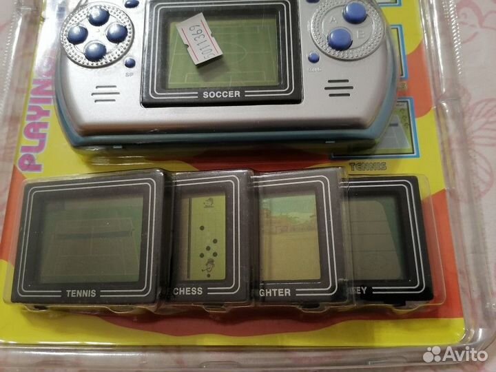 Винтажная электронная игра 5 в 1 с FM-радио