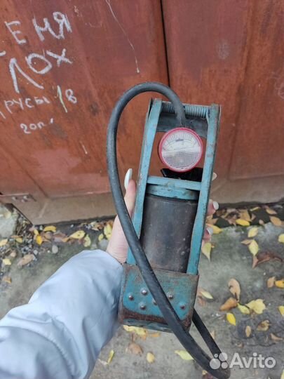 Насос автомобильный ножной