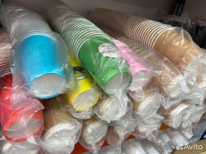 Стаканы бумажные бумажная посуда оптом в наличии