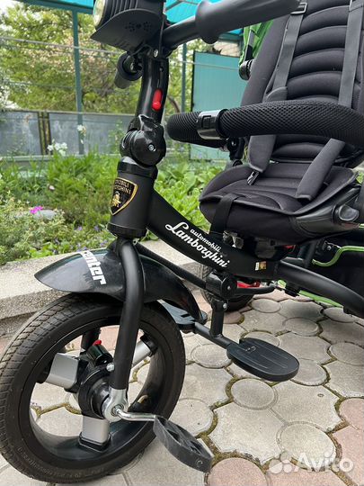 Детский велосипед с родительской ручкой