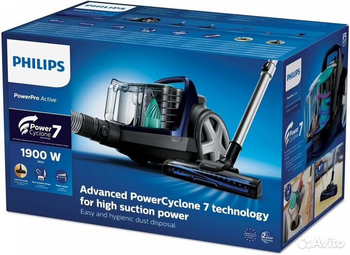 Пылесос Philips новый