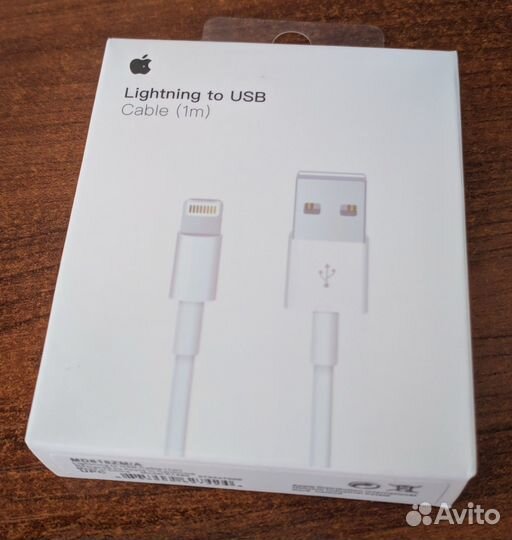 Кабель apple lightning usb оригинал 1м iPad iPhone