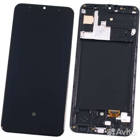 Дисплей для Samsung Galaxy A30s Черный - OR