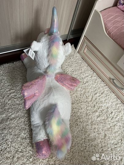 Мягкая игрушка Альпака Единорог новый