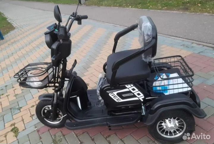 Трицикл новый электрический / Электрокат