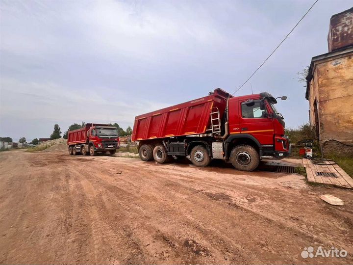 Аренда самосвала volvo FM 8x4 для тяжелых перевозо