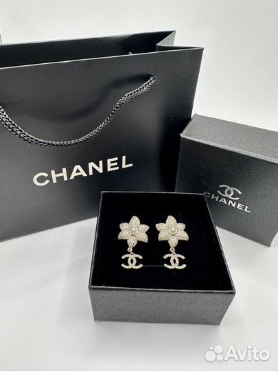 Серьги Chanel оригинал