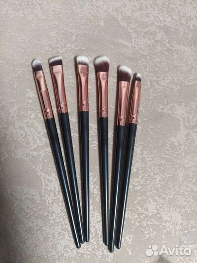 Кисти для макияжа набор 10 шт с чехлом