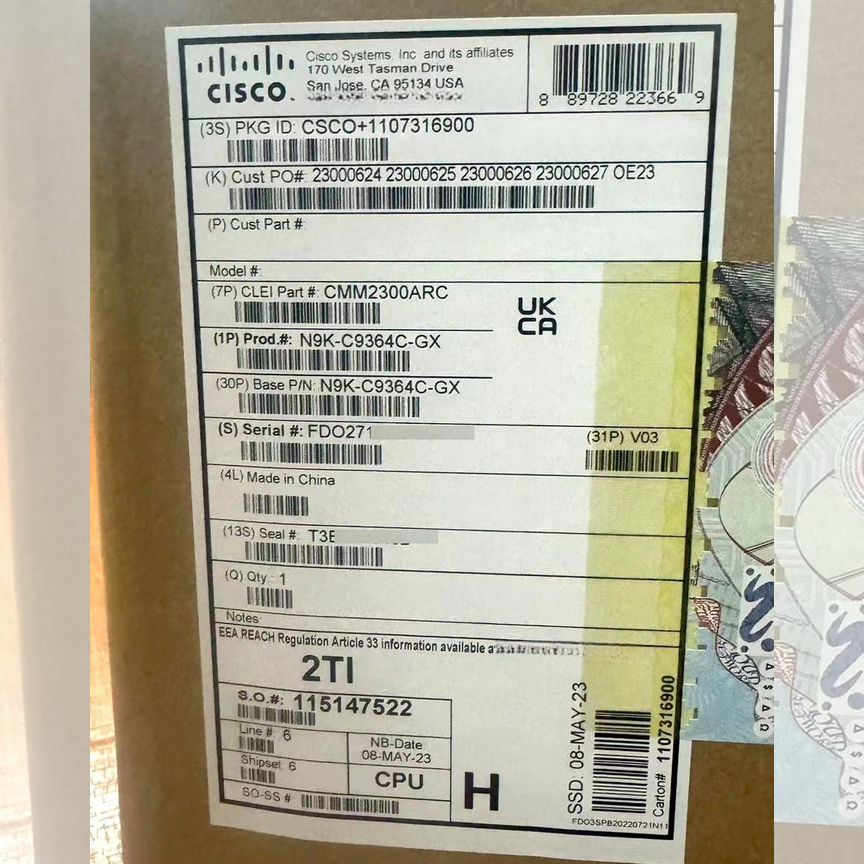 [N9K-C9364C-GX] Коммутатор Cisco (Nexus 9k) N9k-C9364c-Gx