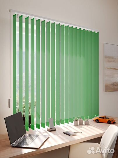 Жалюзи вертикальные Лимонные RAL6526