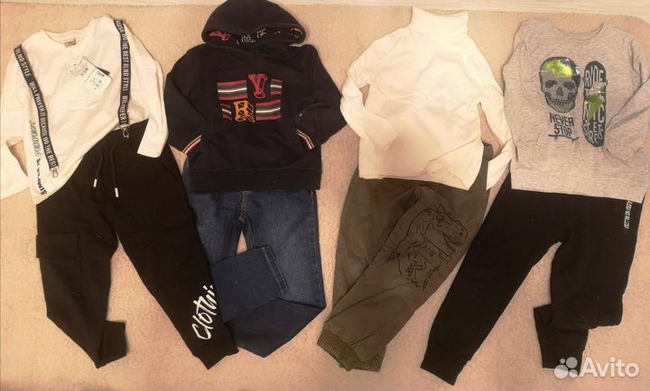 Одежда на мальчика 110-116 пакетом